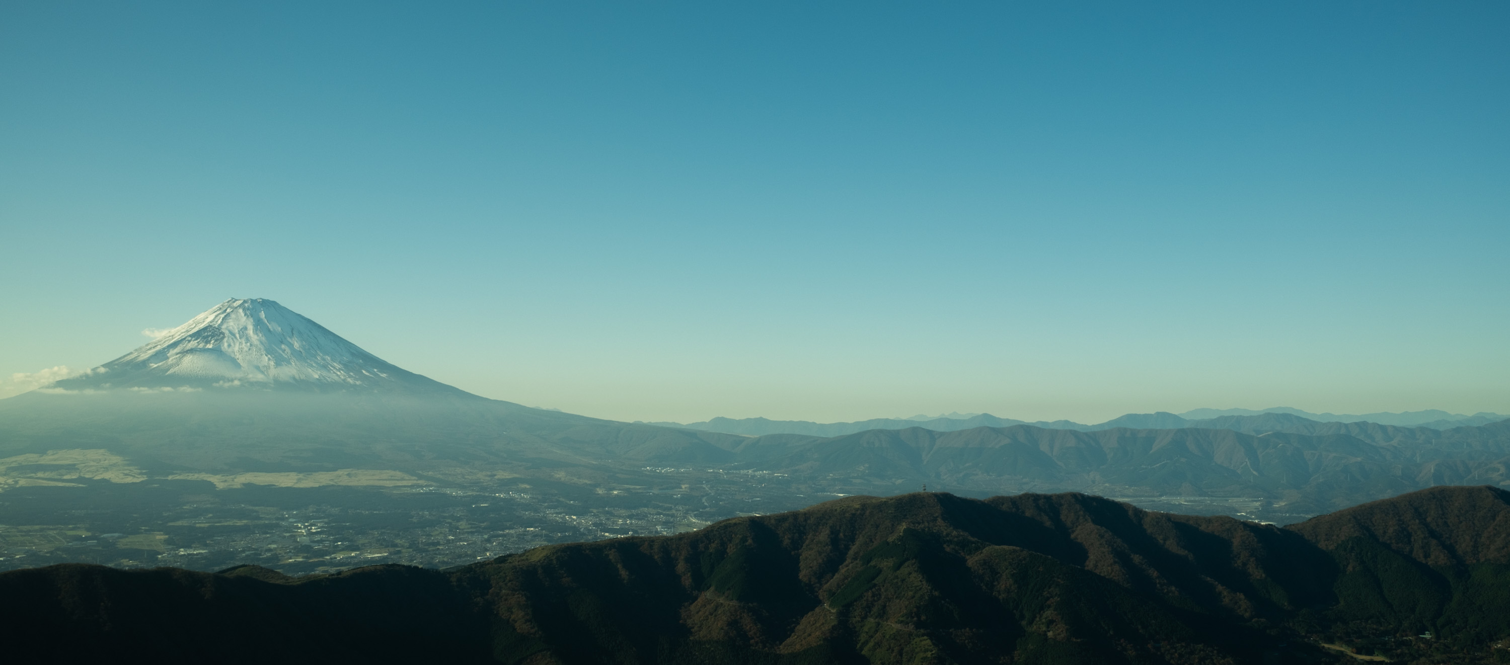 Mt Fuji from the air